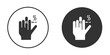 © Gopal - Hand holding cigarette icon Symbol, logo illustration. Vector graphics for web.