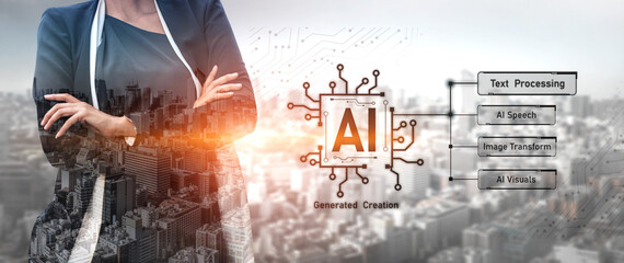 Poster - AI assistant with LLM, big data, machine learning, and generative AI powers prompt engineering and supports agentic AI for advanced business applications. Vouch