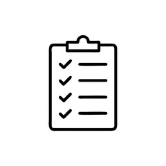 Poster - Checklist icon with checkmarks on task 1