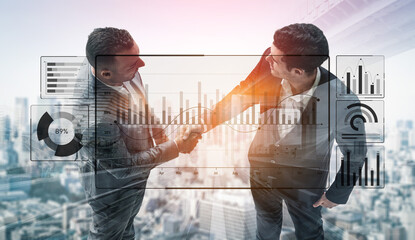 Poster - Big data and analytics support real-time insights, predictive modeling, and data-driven decisions for business intelligence and growth. Vouch