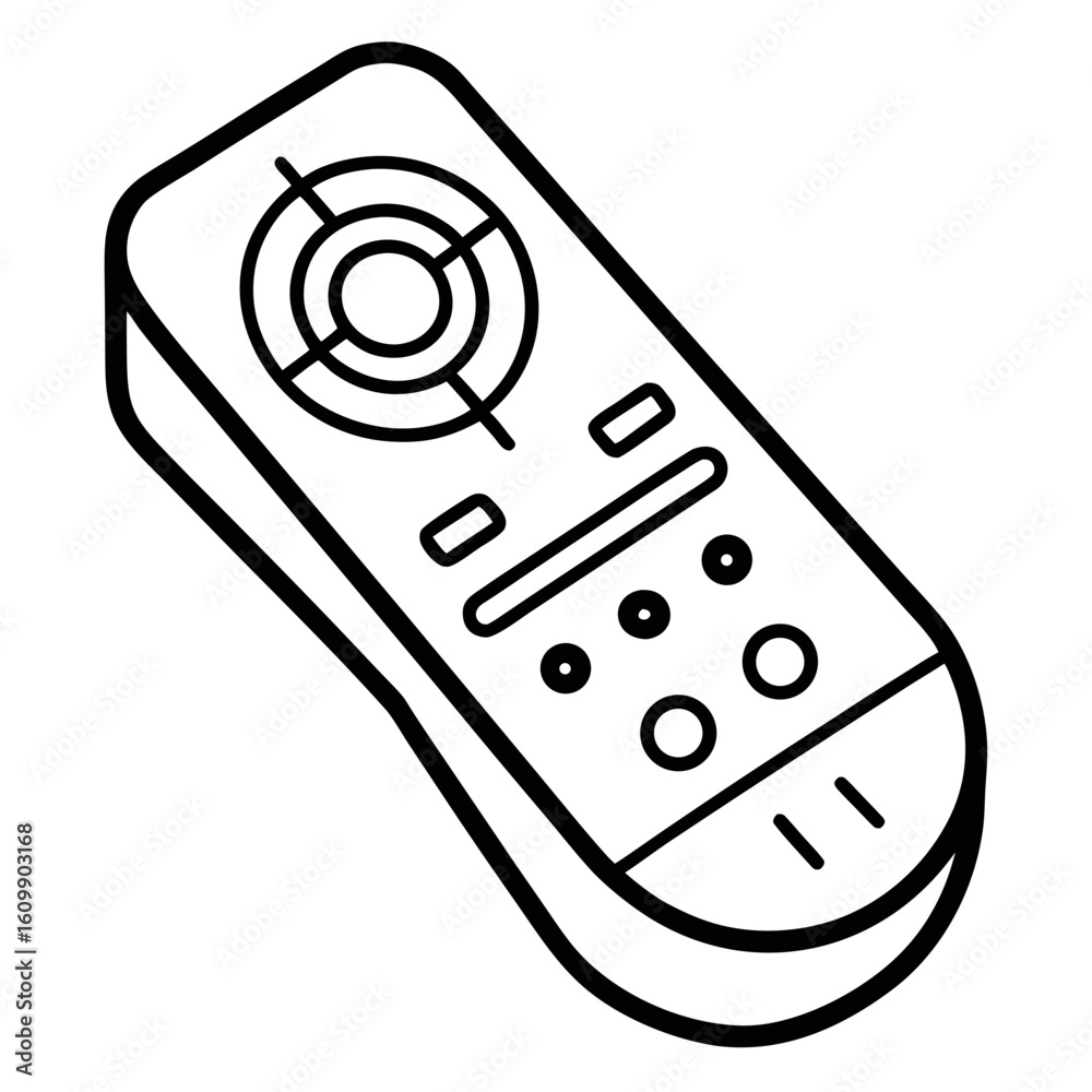 Remote Control Coloring Pages – Electronics, Device, Outline, Kids ...