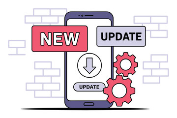 Poster - Modern smartphone displaying a 