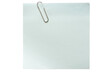 © jamesw89 - Blue post it note with paperclip isolated on a white background