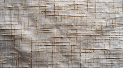 Poster - Minimal woven texture in light gray textile chaos creates subtle yet captivating visual. intricate patterns and soft hues evoke sense of calm and sophistication