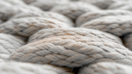 Poster - Minimal woven texture in light gray textile creates calming and serene atmosphere, showcasing intricate details and craftsmanship. soft fibers blend harmoniously, evoking sense of comfort