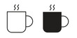 © Gopal - Coffee mug icon outline vector Thin line. flat vector simple elements.