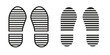 © Gopal - Shoe print icon outline vector Thin line. flat vector simple elements.