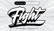 © Mean Design - fight vector text effect with modern style design