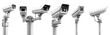 © VisionStock - Modern security cameras monitoring for safety and protection in urban environment