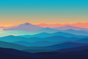 Poster - Soft Minimalist Gradient Background Design with Subtle Color Transitions and Clean Aesthetic