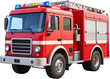 © Jonghwan Jung - 3D fire truck icon isolated on transparent background. PNG