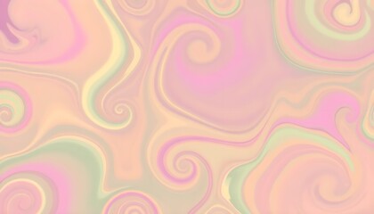 Poster - Swirling pastel patterns abstract art digital design creative space aesthetic view visual concept