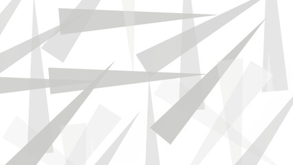 Poster - Abstract white and gray color, modern design stripes background. Minimal geometric white light background design.