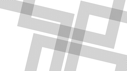 Poster - Abstract background for wallpapers and designs, White geometric pattern background. minimal surface curve wave creative line texture.

