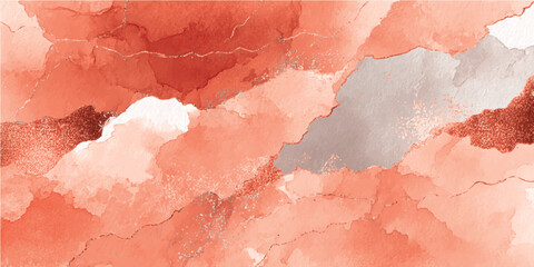 Aufkleber - Pastel abstract background with soft texture, brush strokes.  Liquid acrylic artwork that flows and splashes