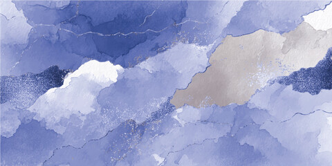 Aufkleber - Pastel abstract background with soft texture, brush strokes.  Liquid acrylic artwork that flows and splashes