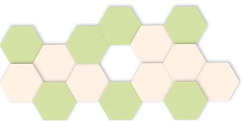 Poster - Abstract geometric technology 3d colorful hexagon polygonal honeycomb luxury pattern vector background.