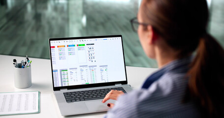 Female UI UX Designer Creating Mobile App Screen Flow