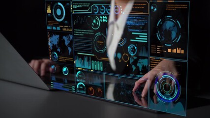 Poster - Data analytics and big data strategy for real-time analytics, predictive data modeling, business intelligence analytics, and data-driven decision-making in modern digital businesses. Thunk