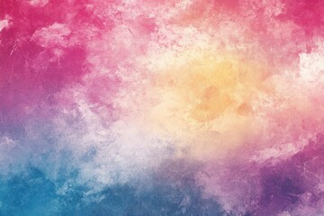 Poster - Grunge texture overlay featuring pastel colors blending into a soft gradient effect, Grunge Texture Overlay