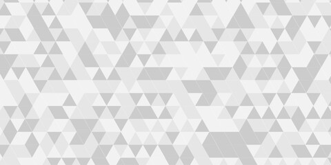 Fototapete - Geometric seamless white, gray cube square low polygon texture wallpaper. abstract surface creative diamond pattern corporate. abstract polygon Mosaic triangle overlap texture background.	