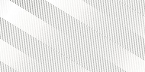 Poster - Vector gradient gray line minimal pattern Transparent monochrome striped texture, minimal background. Abstract background wave line elegant white striped diagonal line technology concept web design.	