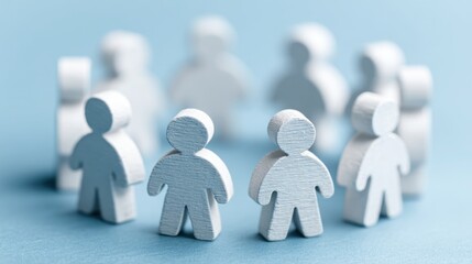 Poster - Diverse group of individuals collaborating in a circle to foster innovation and leadership in a creative environment