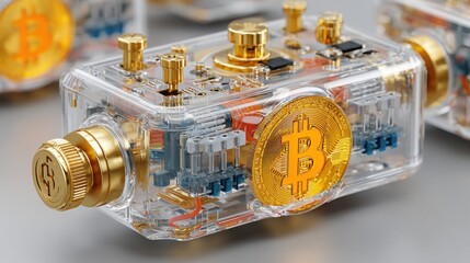 Poster - Bitcoin camera conceptualized as a quantum blockchain validator for abstract validation processes