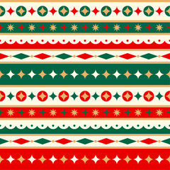 luxury geometric elements stripes pattern for christmas and new year background.