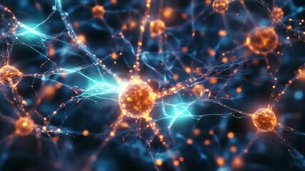 Imagine vibrant futuristic cyberspace filled glowing neural connections and dynamic energy particles creating a mesmerizing landscape that showcases the cuttingedge of technology and innovative design