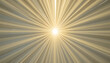 © Lashan - Abstract sunburst background with a glowing center and golden light rays, ideal for commercial use in presentations, promotions, and luxury branding.
