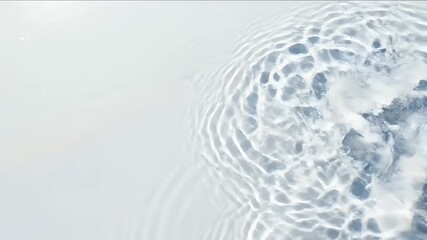 Poster - Abstract Water Surface with Ripples and Light Reflections Creates Clean Texture