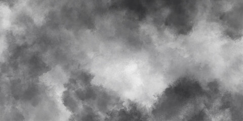Wall Mural - Abstract white and gray isolated cloud cumulus clouds. Gray aquarelle painted realistic fog or mist smoky textured canvas design. White and ash messy wall stucco texture background.	