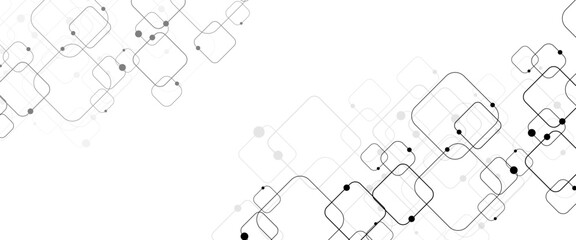 Poster - Abstract futuristic technology background. Vector science and technology concept.