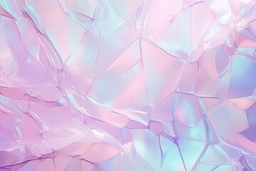 Poster - Abstract background with crystallized texture shining with iridescent pastel colors