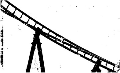 Wall Mural - vector detailed of a telescope on a tripod stand.