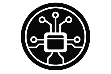smart system vector icon