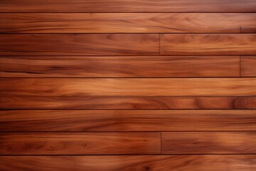 Poster - Horizontal mahogany wood planks showcasing rich, warm tones and natural wood grain patterns, creating a luxurious and inviting surface