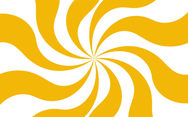 Poster - Abstract background with rays retro starburst and Funky ray elements, circle motifs. Fun minimalist pattern with sunbeam waves. Yellow ray sunburst cartoon, pop ad shine retro design.