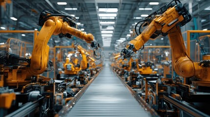 Poster - Robots in Factory Assembly Line for Robotic Exoskeleton Production