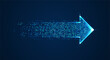 © natrot - Abstract arrow direction. Technology background. High speed. Hi-tech