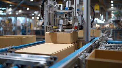 Poster - Automatic Packaging Line for Efficient Box Sealing Machinery