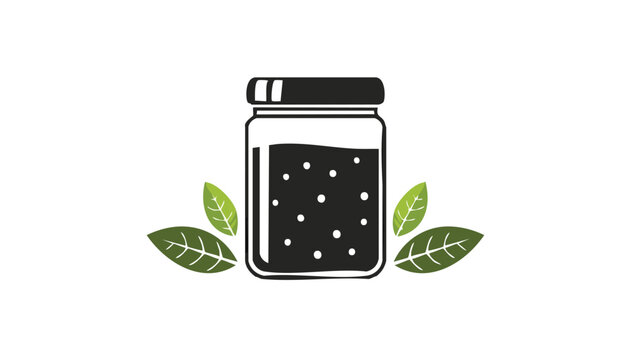 spice jar icon vector illustration.signs, illustration, design, symbol, vector, clip art, colourful, colours, graphic, label, liquid, merchandise, no people, cut out, mexican food, outline, simple, 