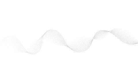 Poster - Abstract grey wavy lines Digital frequency track equalizer background. Curved wave smooth stripe seamless pattern. Wave lines created using blend tool. graphic design template banner business wave.	
