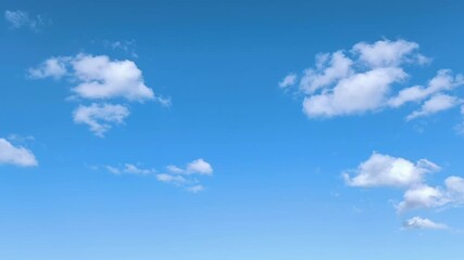 Wall Mural - small clouds that can be both cumulus and altocumulus