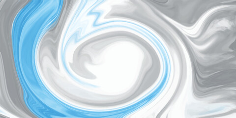 Aufkleber - Abstract fluid art with swirling blue and gray tones modern artistic design for backgrounds and decorative elements