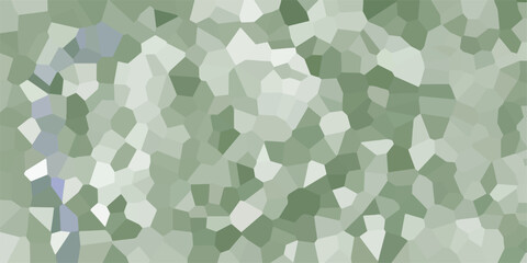 Aufkleber - Abstract geometric mosaic in shades of green and gray creating a modern and versatile background