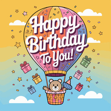 Happy Birthday typography , Happy Birthday lettering , Happy Birthday 