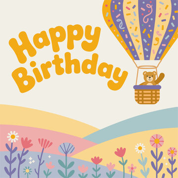Happy Birthday typography , Happy Birthday lettering , Happy Birthday 