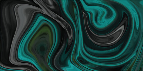 Aufkleber - Abstract swirls of teal and charcoal a modern and artistic fluid design for creative projects and digital art